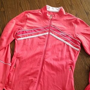 Asics running jacket - salmon in color
